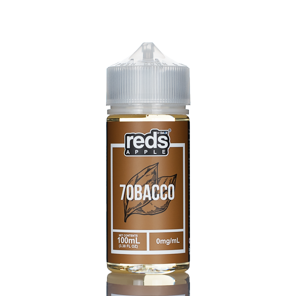 7 Daze Reds Apple - No Nicotine Vape Juice - 100ml - Black Coral